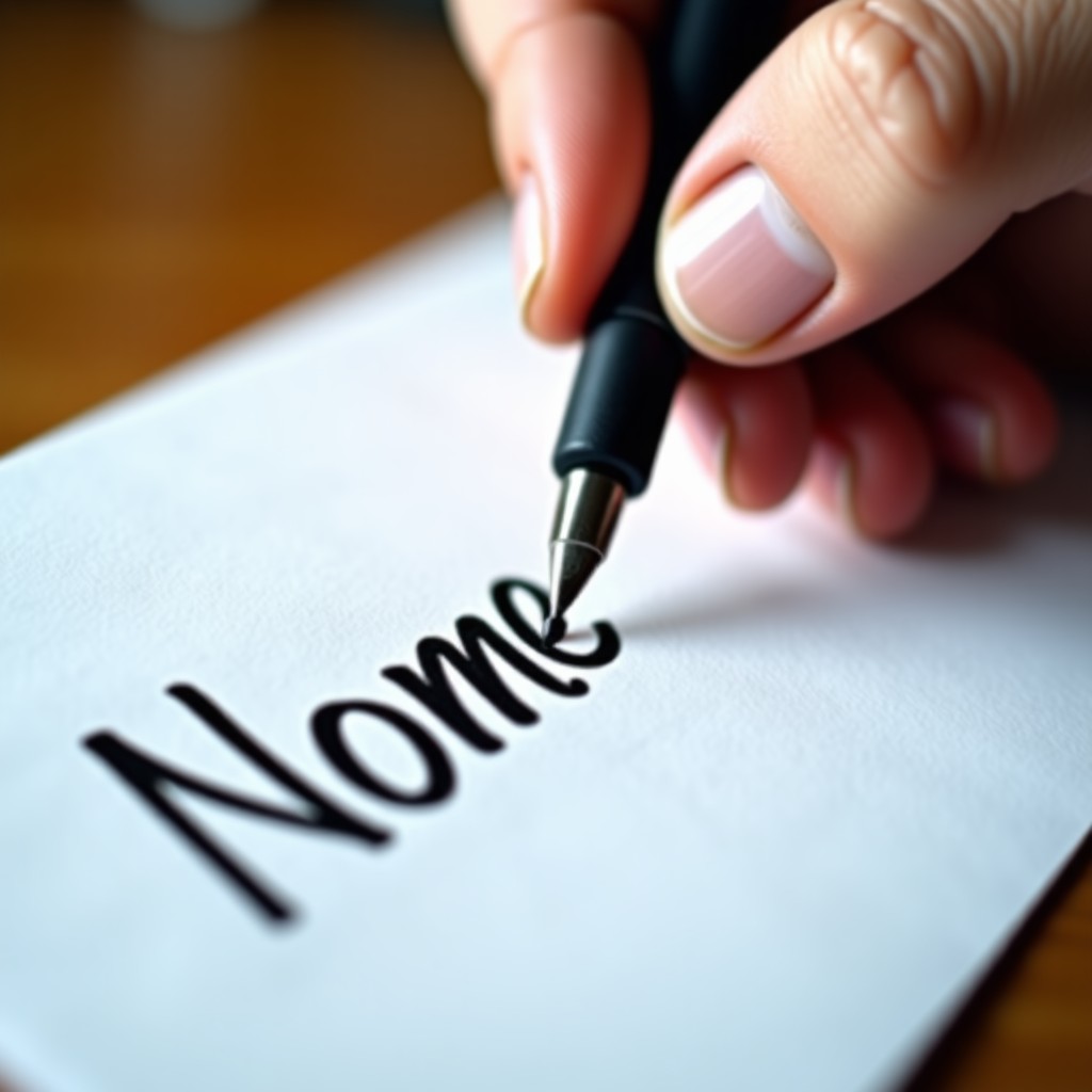 봉투 작성 방법 시연