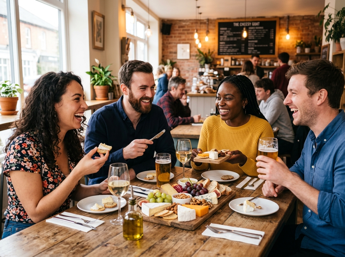 맛있는 간식 타임 분위기