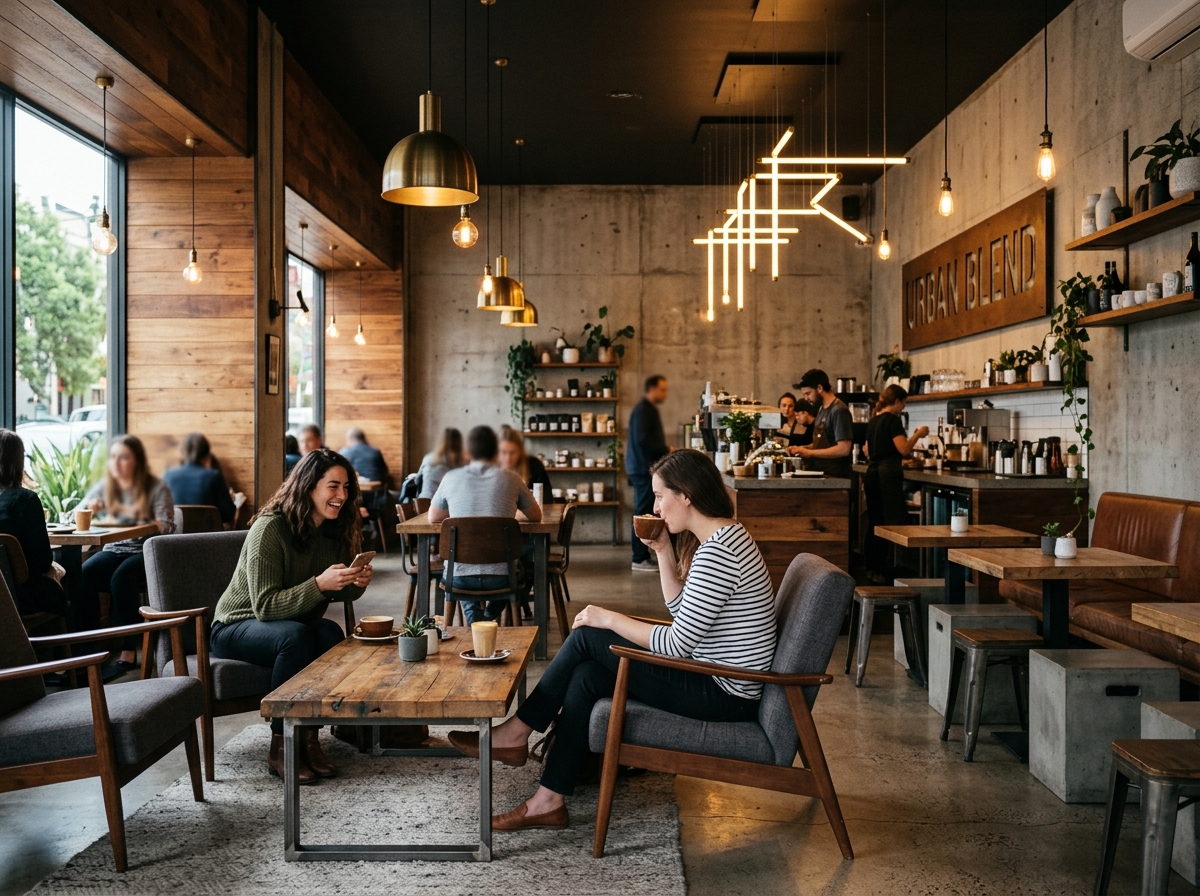 홀리건 카페 내부 인테리어