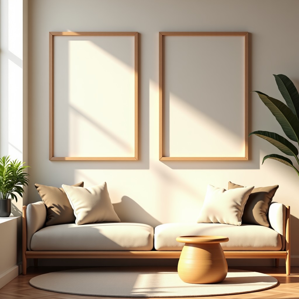 감성적인 인테리어 공간의 모습