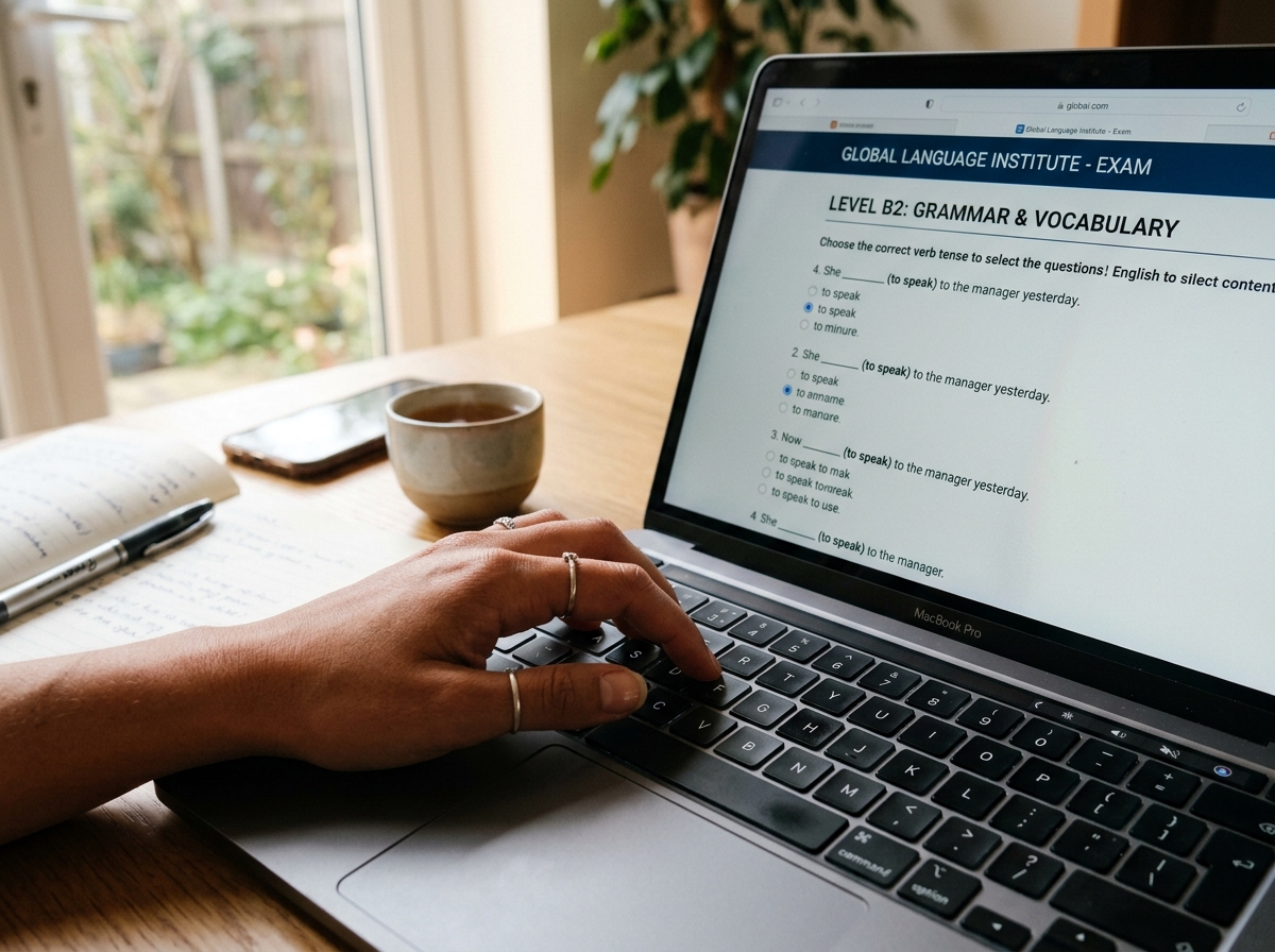 컴퓨터를 이용한 영어 시험 공부