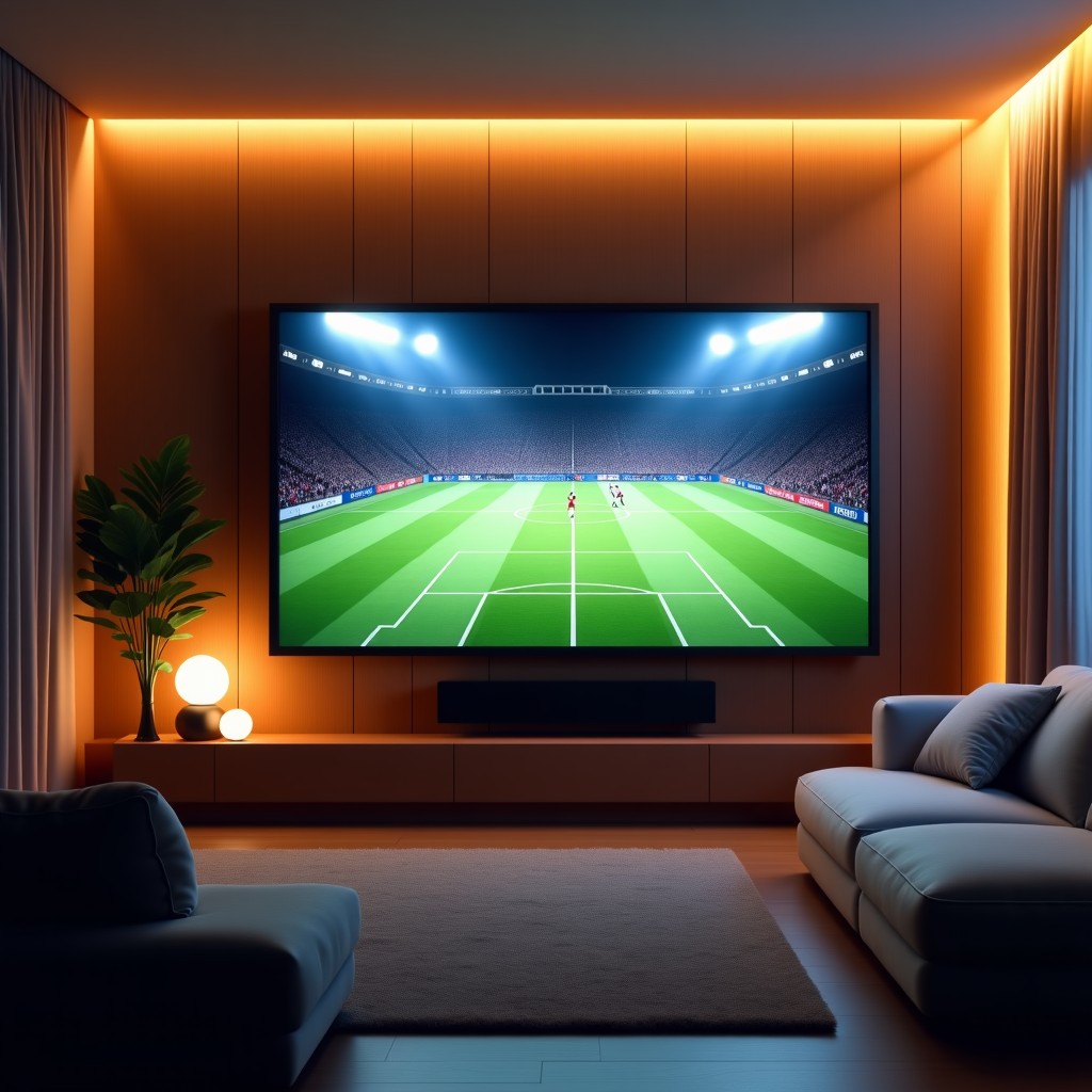 경기 중계 방송 준비