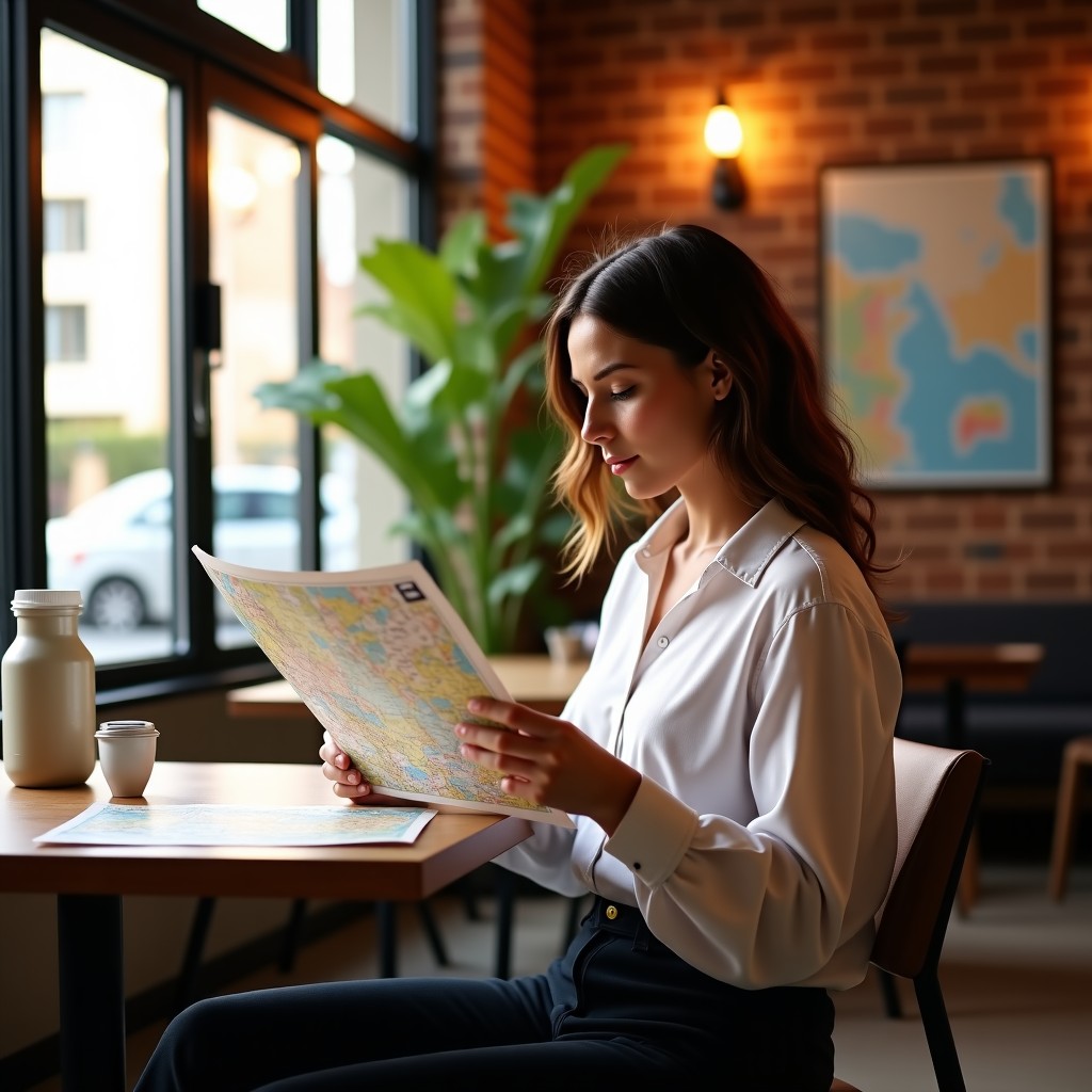 지방 여행 준비하는 모습