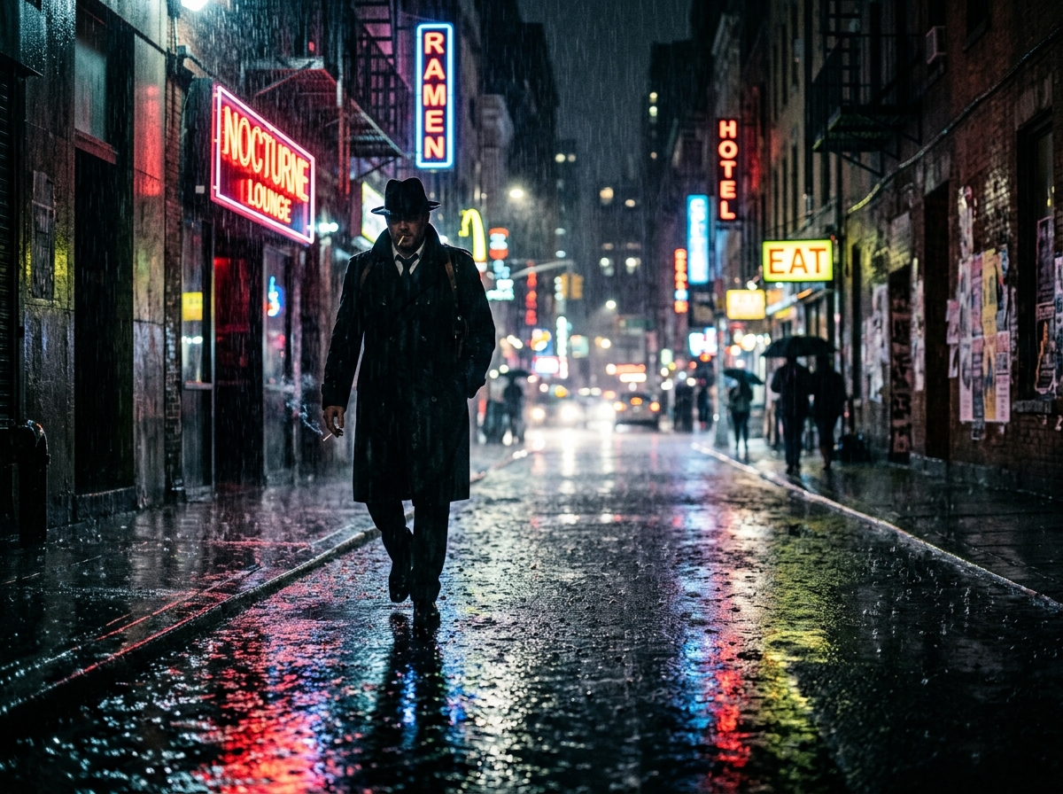 긴장감 넘치는 추적의 순간