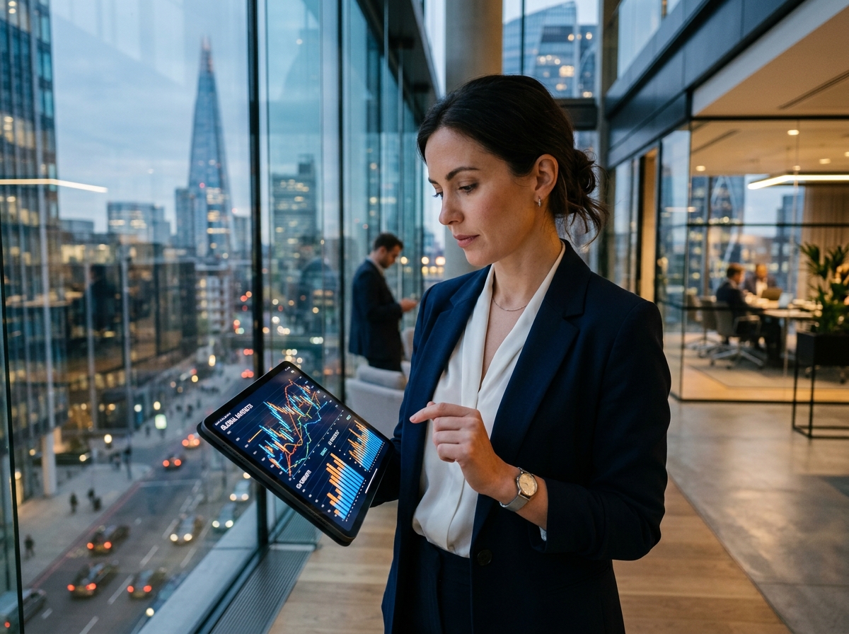 경제 지표를 분석하는 사람