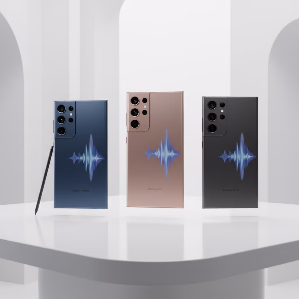 갤럭시 S26 시리즈 세 가지 모델의 나란한 모습