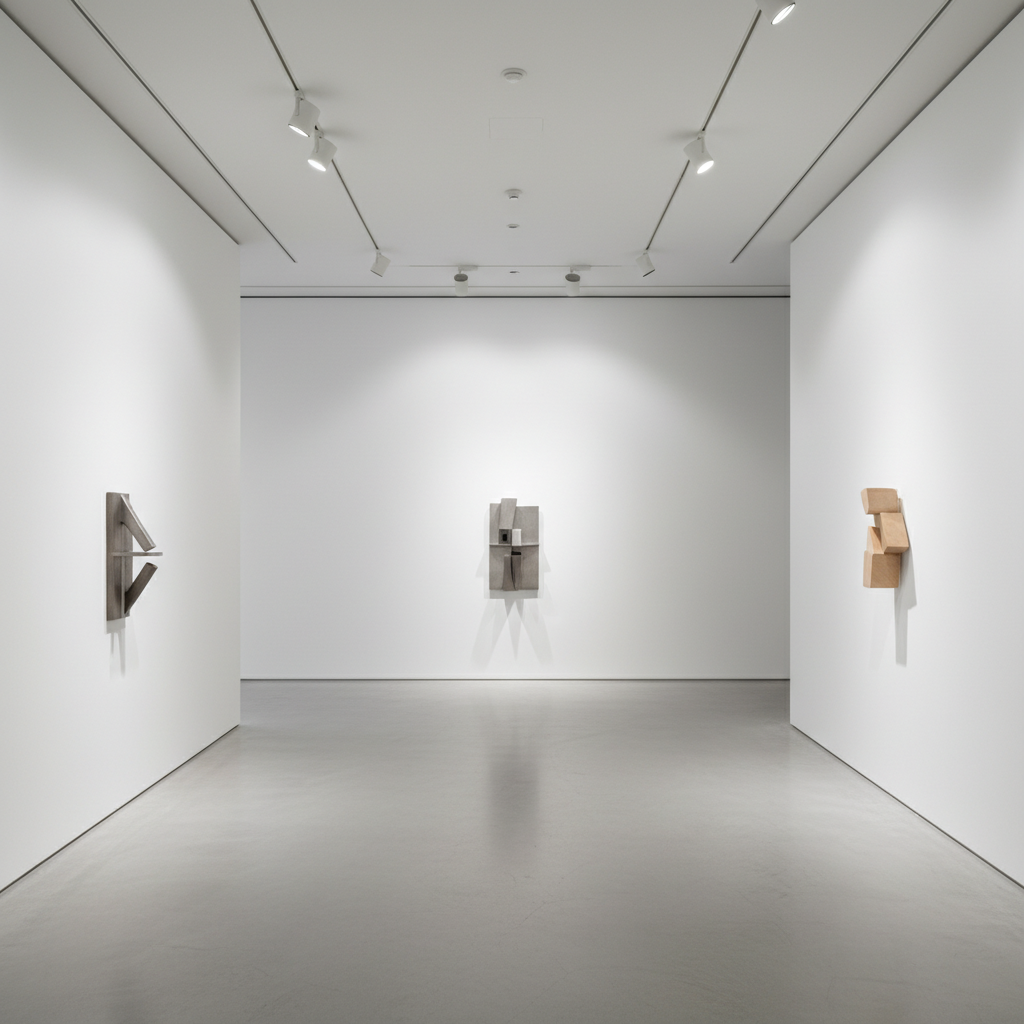 차분한 분위기의 전시관 내부 모습